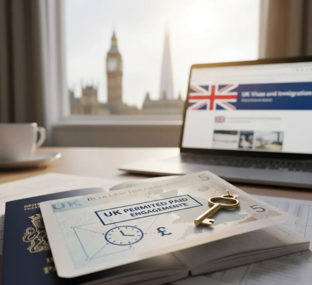 Permitted Paid Engagement Visa UK