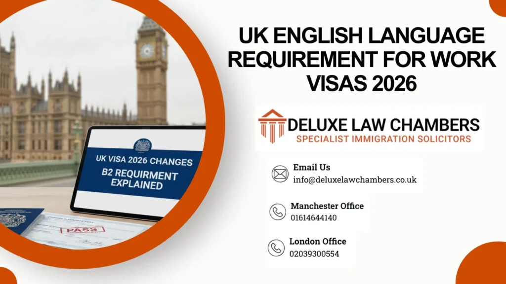 UK English Language Requirement for Work Visas 2026 - B2 Changes